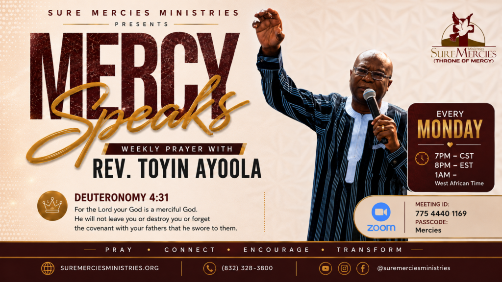 Mercy Speaks - Every Monday @ 7PM on Zoom